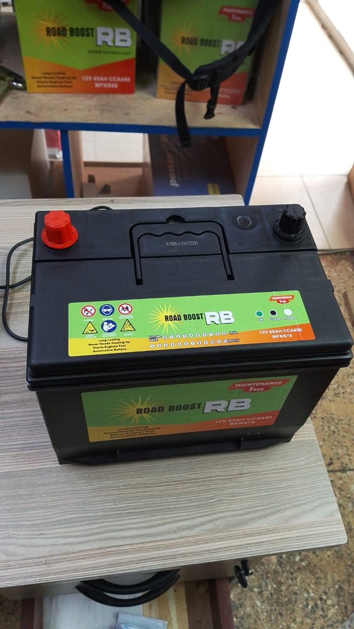 Roadboost NS70L 65Ah Car Battery automotive battery
